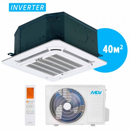 MDV MDCA4I-12HRFN8 / MDOAG-12HDN8 кассетный кондиционер MDV MDCA4I-12HRFN8 / MDOAG-12HDN8 кассетный кондиционер